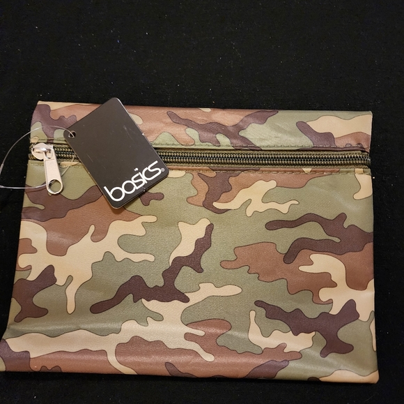 Lot Of 4 Basics  Cosmetic Bag With Zip Water Proof - Picture 4 of 5